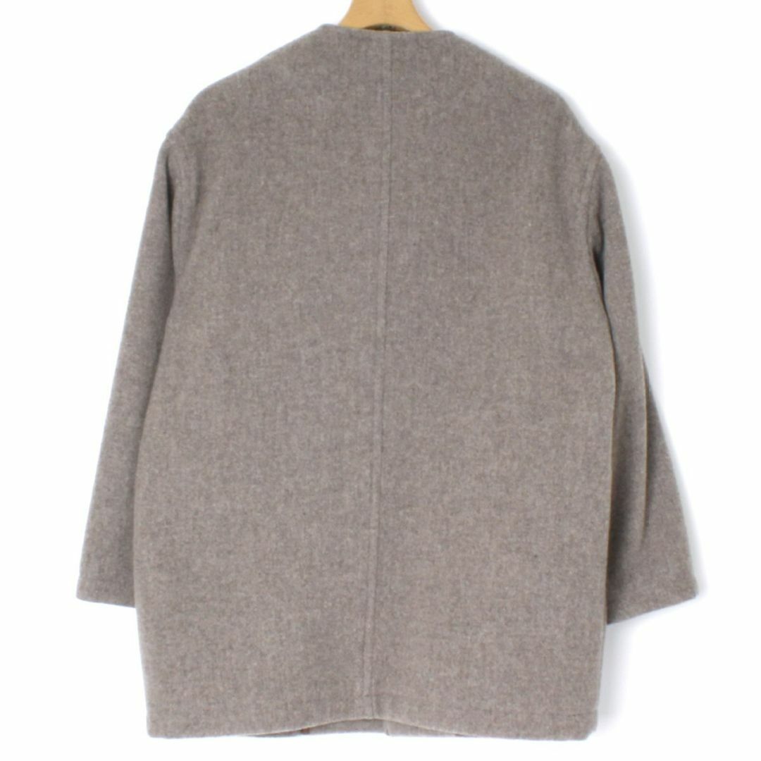 DANTON(ダントン)のDANTON COLLARLESS V NECK COAT Vネックコート  レディースのジャケット/アウター(その他)の商品写真