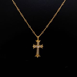 Chrome Hearts - 【新品】クロムハーツ調 ゴールド ツイストチェーン ネックレス