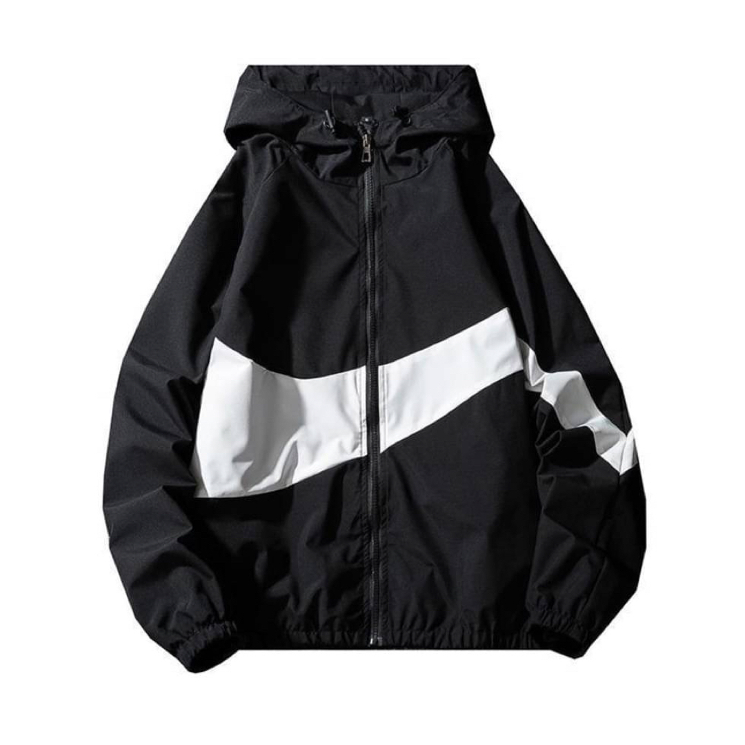 マウンテンパーカー　メンズ　2XL ブラック　ウインドブレーカー　キャンプ メンズのジャケット/アウター(マウンテンパーカー)の商品写真
