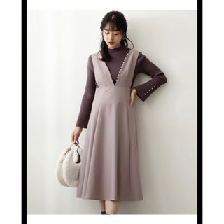 プロポーションボディドレッシング(PROPORTION BODY DRESSING)のパールジャンスカ PROPORTION BODY DRESSING ワンピース(ひざ丈ワンピース)