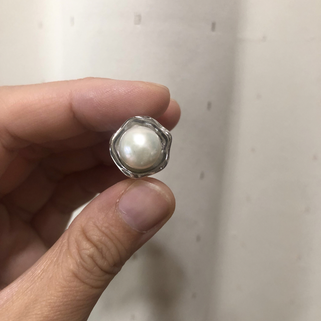淡水パール　真珠　指輪　リング レディースのアクセサリー(リング(指輪))の商品写真