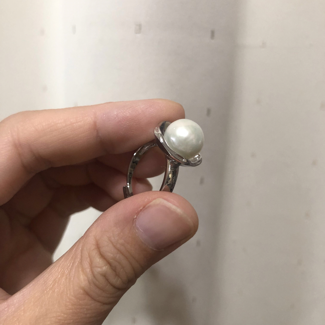 淡水パール　真珠　指輪　リング レディースのアクセサリー(リング(指輪))の商品写真