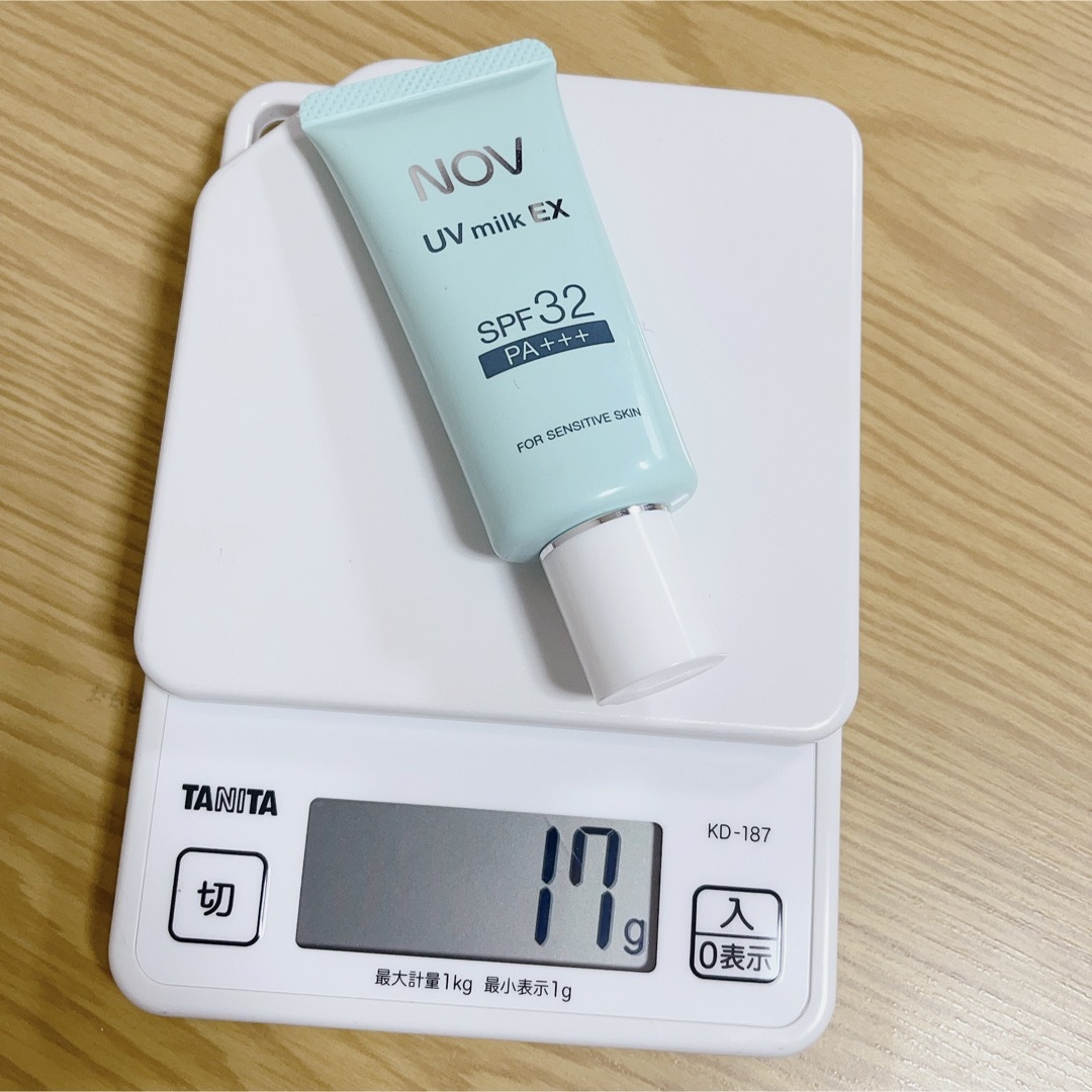 NOV(ノブ)のノブ ＵＶミルクＥＸ　ＳＰＦ３２　ＰＡ＋＋＋　お試し付き  コスメ/美容のボディケア(日焼け止め/サンオイル)の商品写真