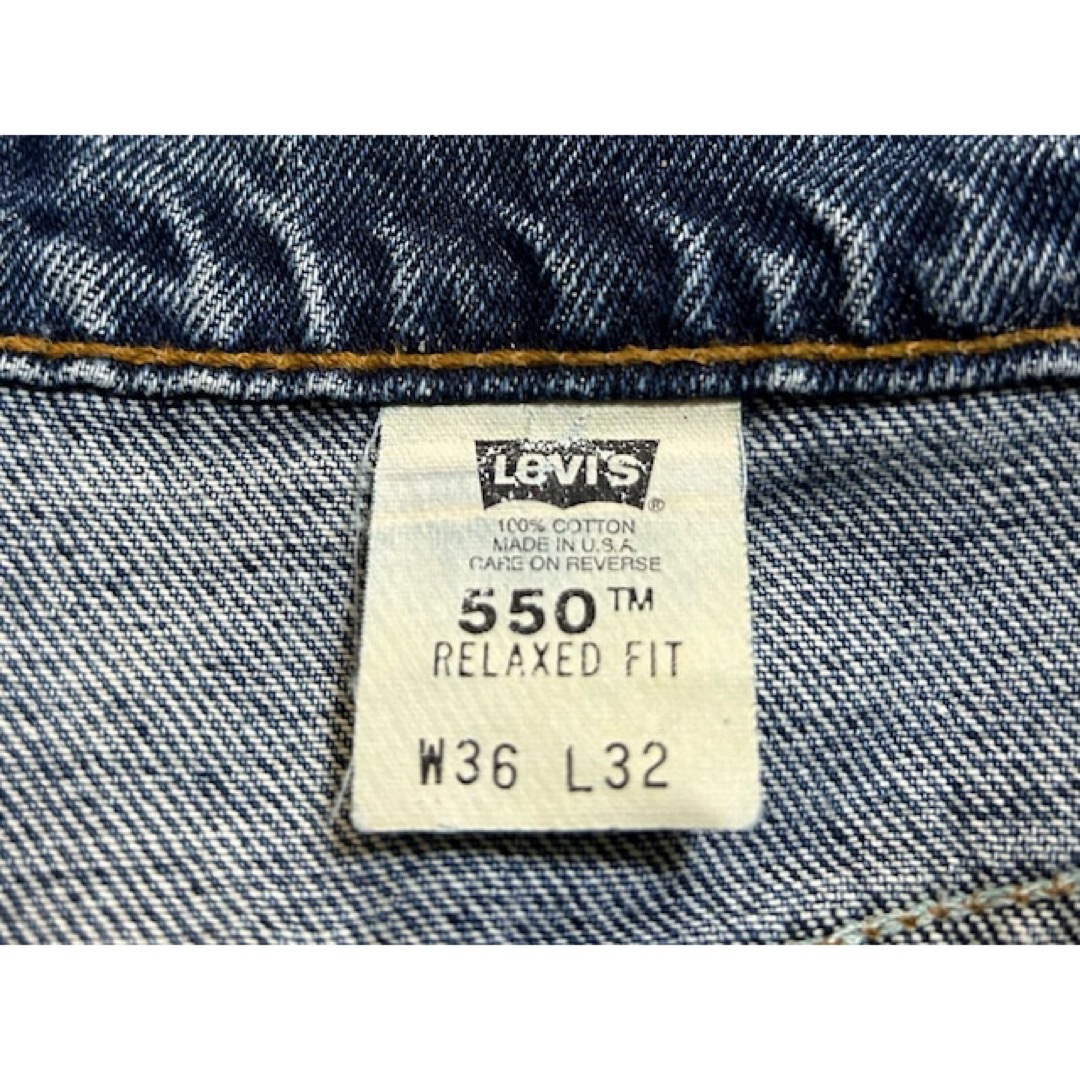 Levi's(リーバイス)のUSA製 90s Levis リーバイス 550 ジーンズ W36 バギー メンズのパンツ(デニム/ジーンズ)の商品写真