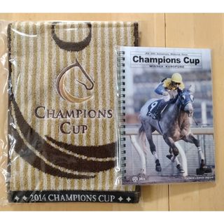 JRA 2014チャンピオンズカップ　マフラータオル＆リングノート　セット(ノベルティグッズ)