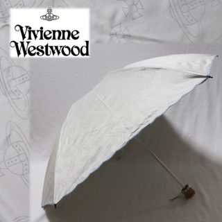 ヴィヴィアンウエストウッド(Vivienne Westwood)の《ヴィヴィアンウエストウッド》新品訳有 オーブ総柄 晴雨兼用折りたたみ傘 日傘(傘)