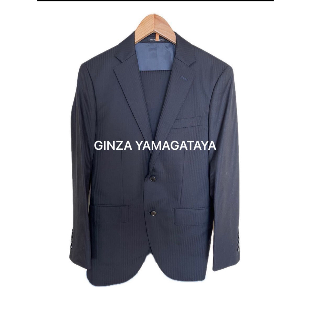 GINZA YAMAGATAYA メンズスーツ上下 黒 メンズのスーツ(セットアップ)の商品写真