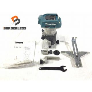 マキタ(Makita)の☆中古動作品☆makita マキタ 18V 充電式トリマー RT50D 本体のみ コードレス ルーター 木材加工 穴あけ トリミング 87829(工具)