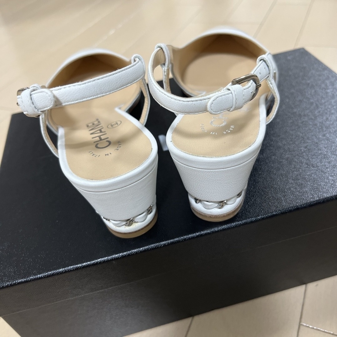 CHANEL(シャネル)の美品　シャネル　パンプス　シャネル　サンダル レディースの靴/シューズ(ハイヒール/パンプス)の商品写真