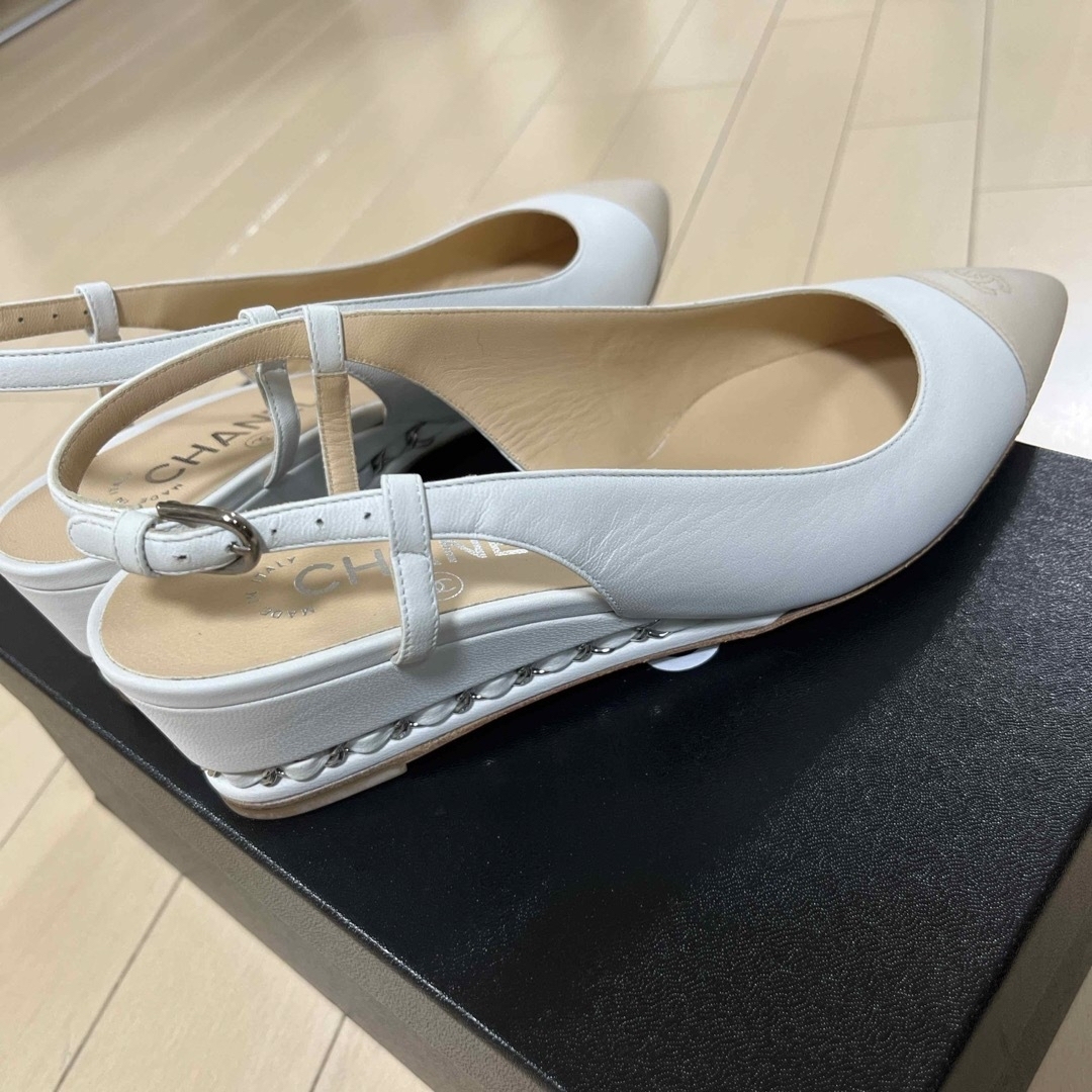 CHANEL(シャネル)の美品　シャネル　パンプス　シャネル　サンダル レディースの靴/シューズ(ハイヒール/パンプス)の商品写真