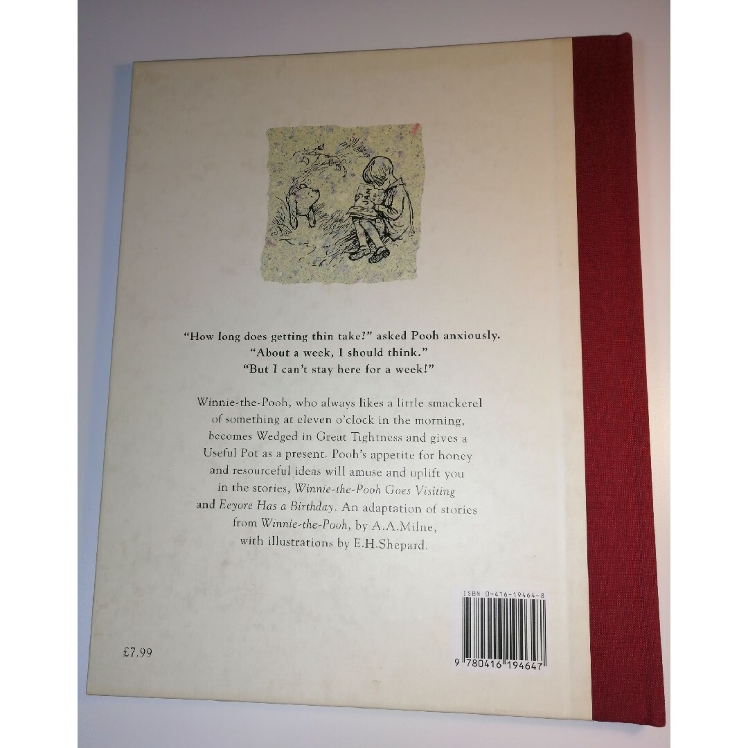 くまのプーさん(クマノプーサン)のWINNIE -THE-POOH 　くまのプーさん洋書２冊 エンタメ/ホビーの本(洋書)の商品写真