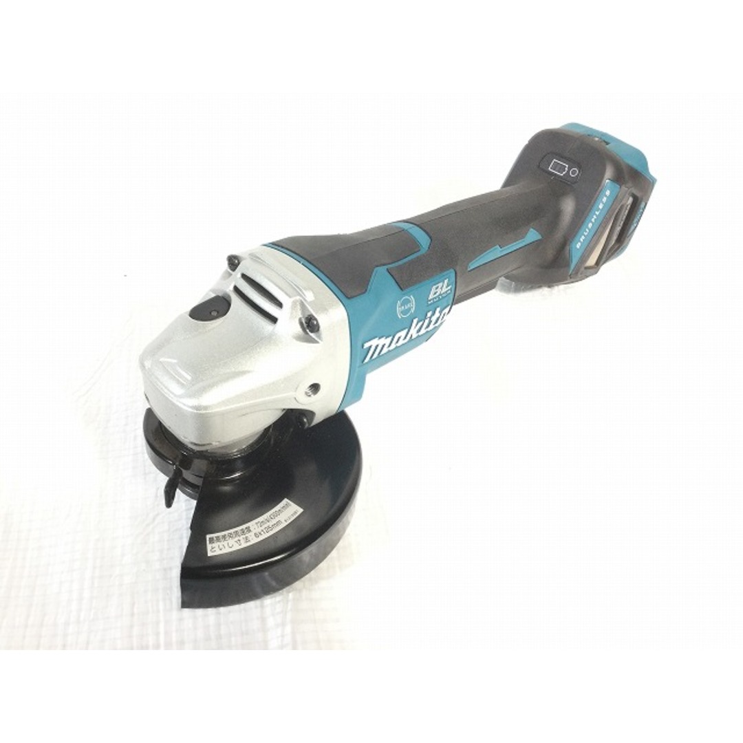 Makita(マキタ)の☆未使用品☆ makita マキタ 18V 125mm 充電式ディスクグラインダ GA518DRGX 青/ブルー バッテリー2個(6.0Ah)充電器+ケース 88171 自動車/バイクのバイク(工具)の商品写真