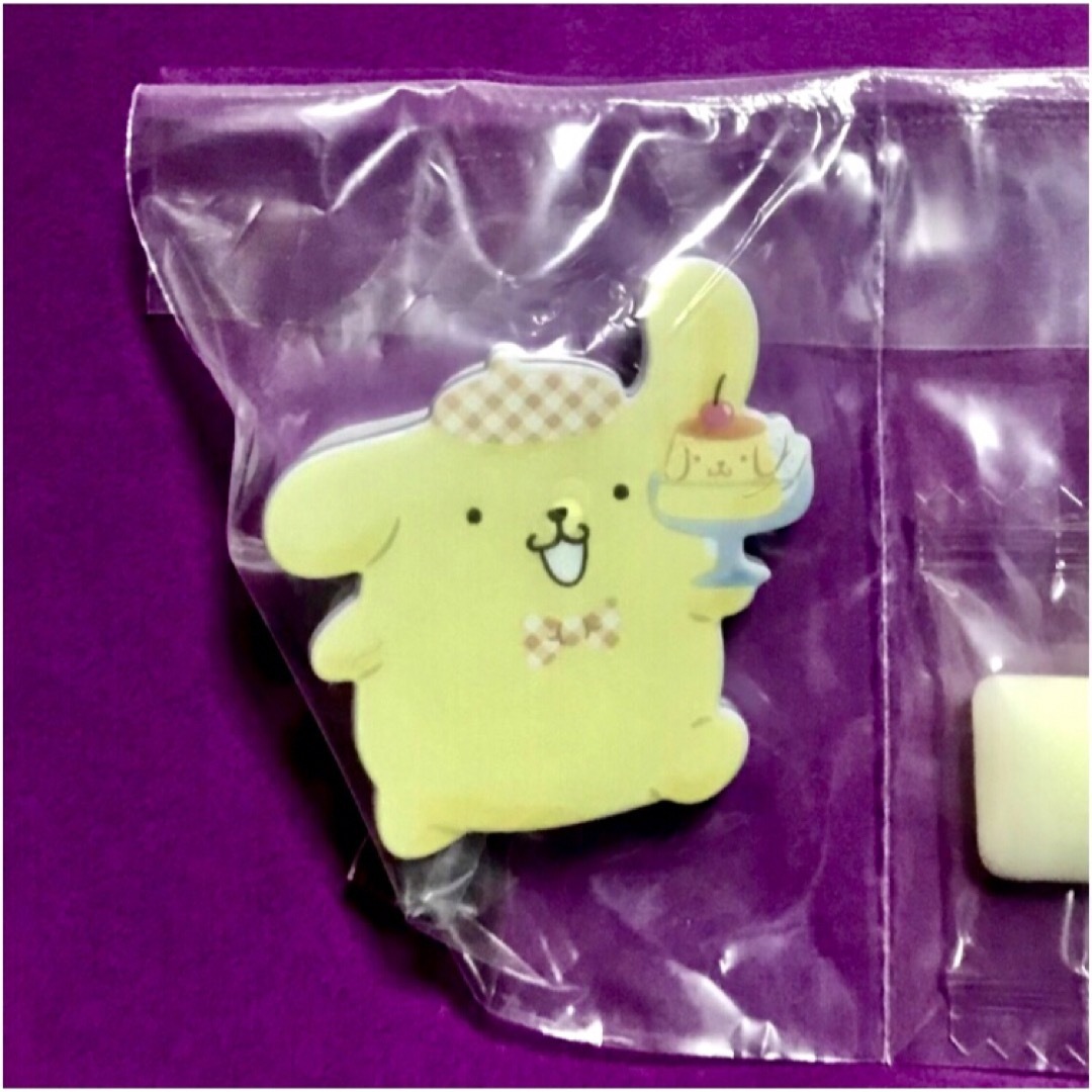 サンリオ(サンリオ)のサンリオ💛ポムポムプリン💛ピタコット💛アクリルクリップ💛くすみギンガム💛 エンタメ/ホビーのおもちゃ/ぬいぐるみ(キャラクターグッズ)の商品写真