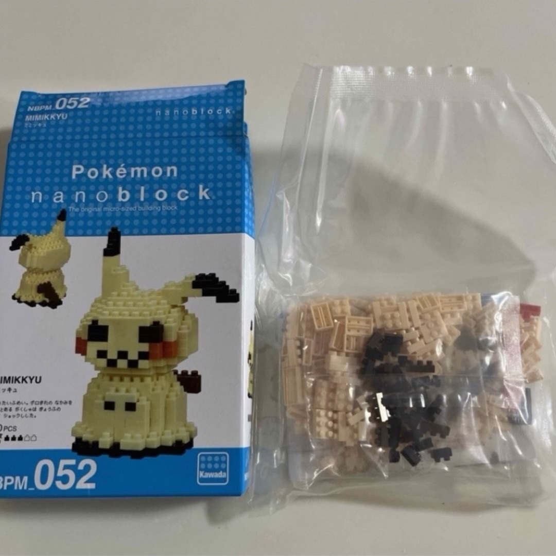 ポケモン(ポケモン)のnanoblock ナノブロック　ポケモン☆ミミッキュ NBPM_052 エンタメ/ホビーのおもちゃ/ぬいぐるみ(模型/プラモデル)の商品写真