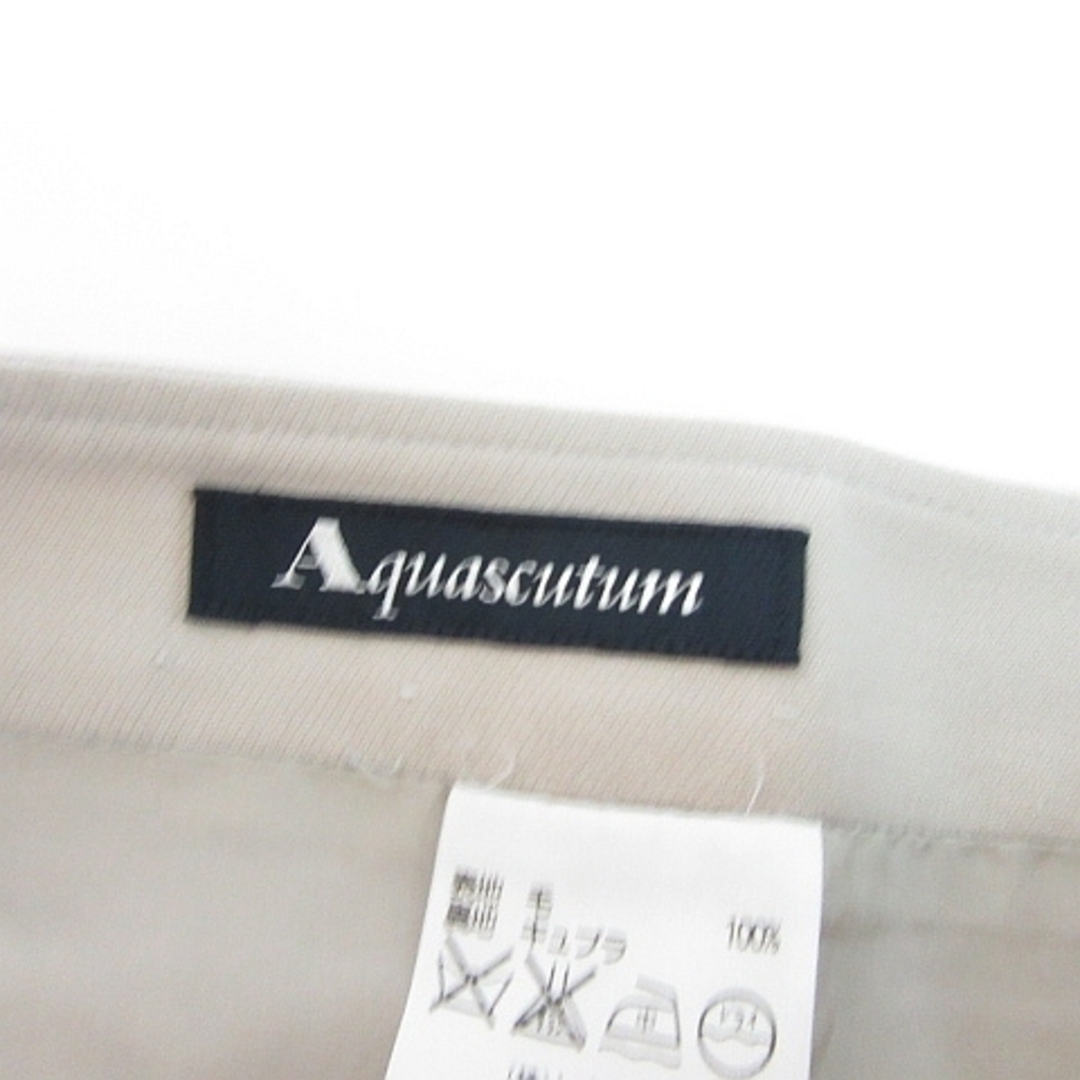 AQUA SCUTUM(アクアスキュータム)のアクアスキュータム AQUASCUTUM スカート スリット 膝下丈 毛 レディースのスカート(ひざ丈スカート)の商品写真