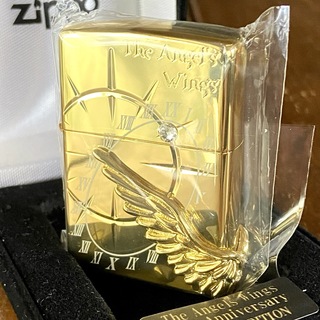 ジッポー(ZIPPO)のZippo 限定 エンジェルウィング 20周年記念 ゴールドミラー ジッポー(タバコグッズ)