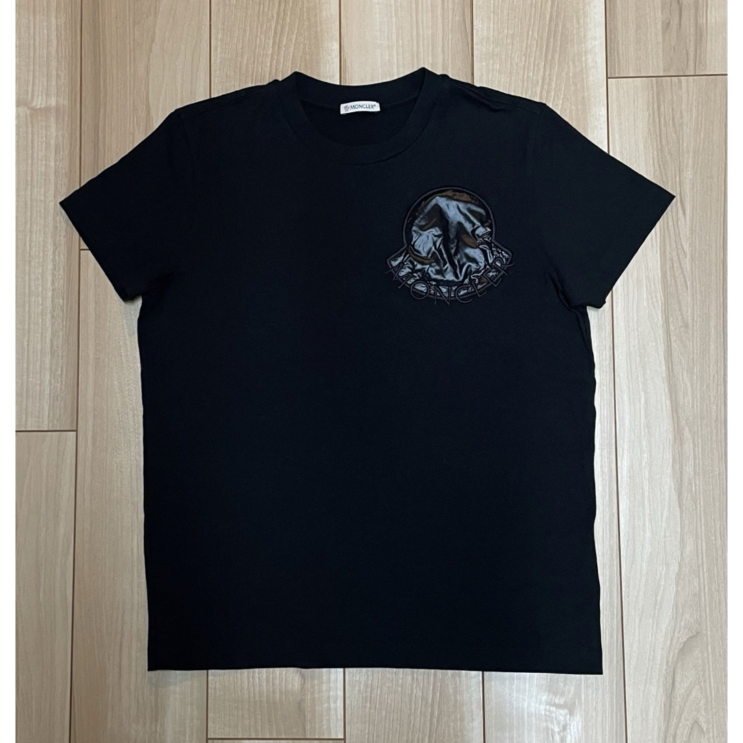MONCLER(モンクレール)の［新品同様］モンクレール　レディース　ブラック　Tシャツ　M レディースのトップス(Tシャツ(半袖/袖なし))の商品写真