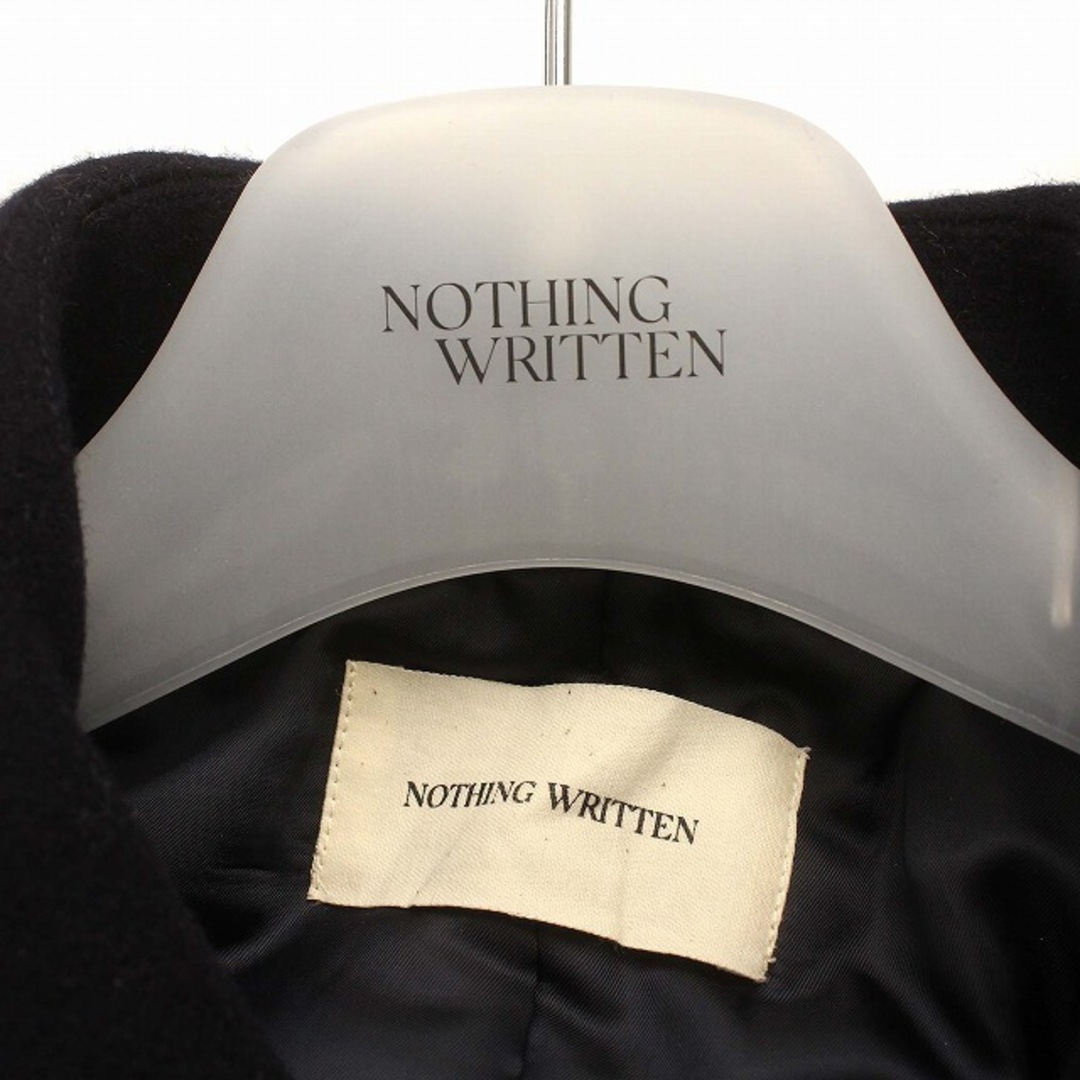 other(アザー)のNOTHING WRITTEN バルマカーンコート ステンカラー ネイビー レディースのジャケット/アウター(その他)の商品写真