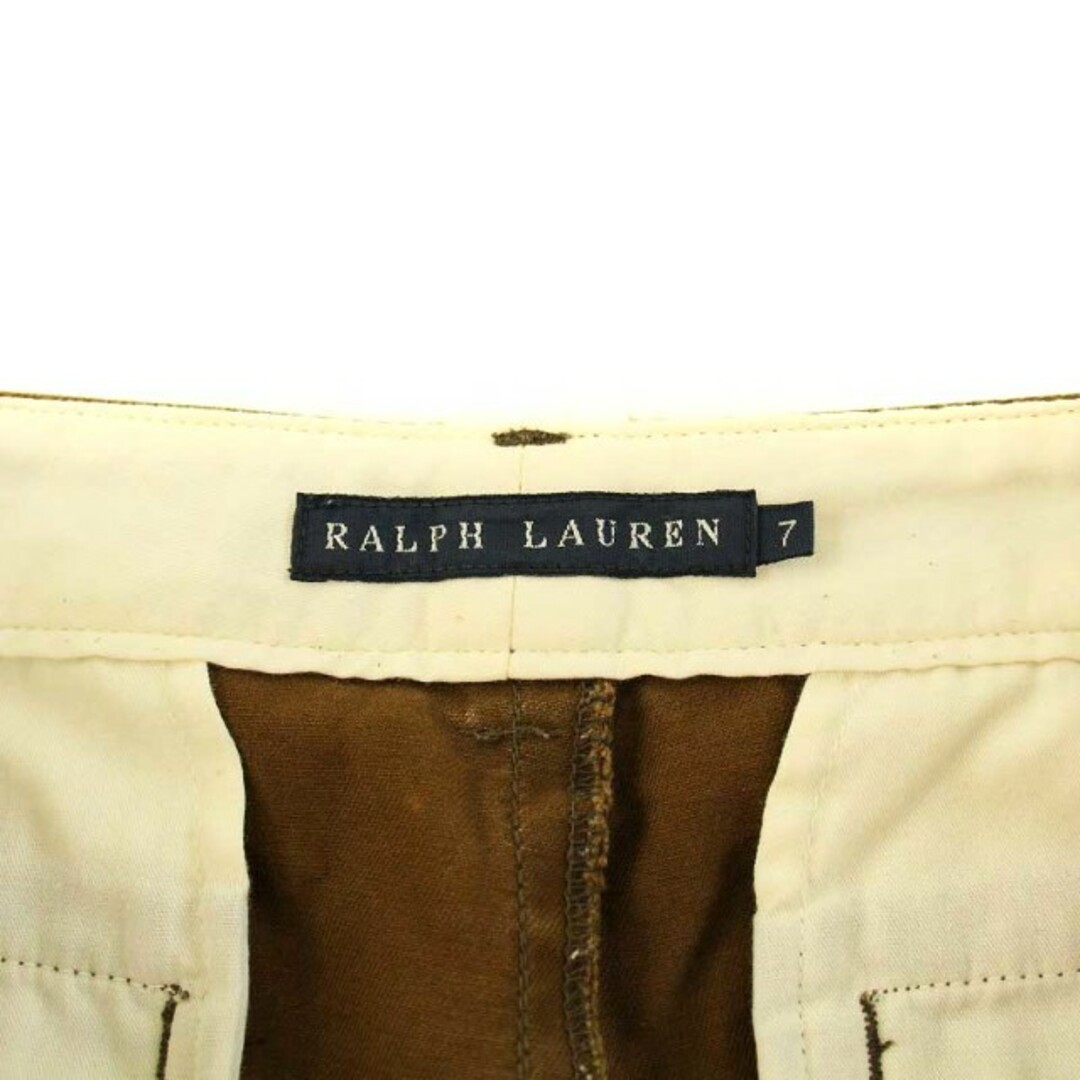 Ralph Lauren(ラルフローレン)のラルフローレン RALPH LAUREN チノパン パンツ ジップフライ 茶 レディースのパンツ(チノパン)の商品写真