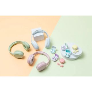 ダイソー(DAISO)のTGC×ダイソーコラボ Bluetoothイヤホン ピンク(ヘッドフォン/イヤフォン)