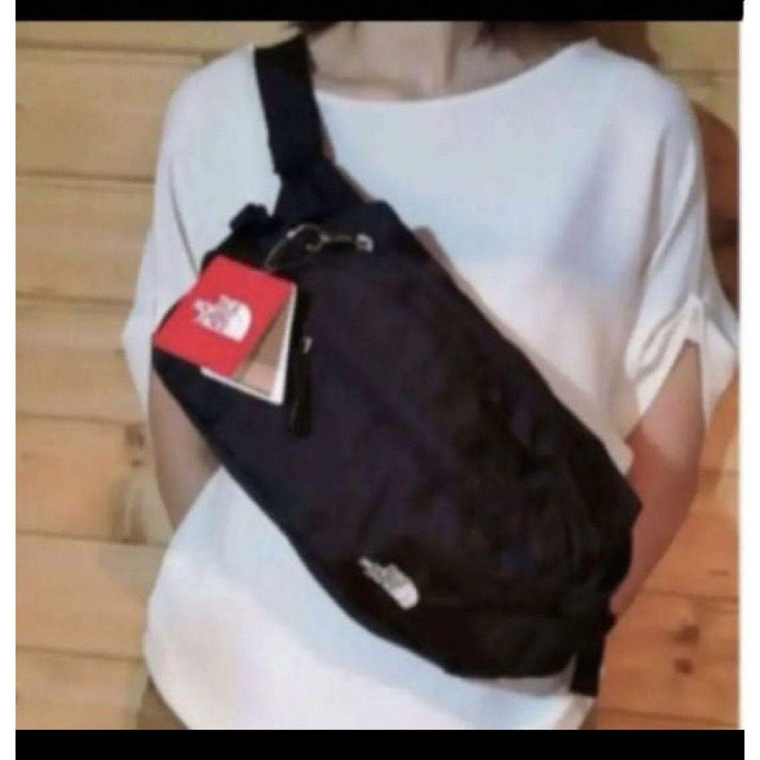 THE NORTH FACE(ザノースフェイス)の【未開封新品】ノースフェイス　ボディバック　8L 黒　男女兼用　サイドポケット レディースのバッグ(ボディバッグ/ウエストポーチ)の商品写真