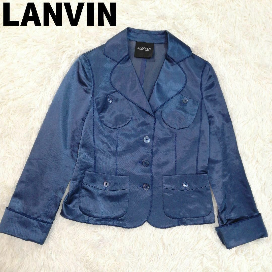 LANVIN(ランバン)のランバン　LANVIN　テーラードジャケット　ジャケット　アウター　レディース レディースのジャケット/アウター(テーラードジャケット)の商品写真