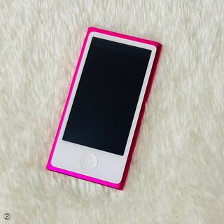 アップル(Apple)の【新品同様品】iPod nano 第7世代 ピンク(ポータブルプレーヤー)