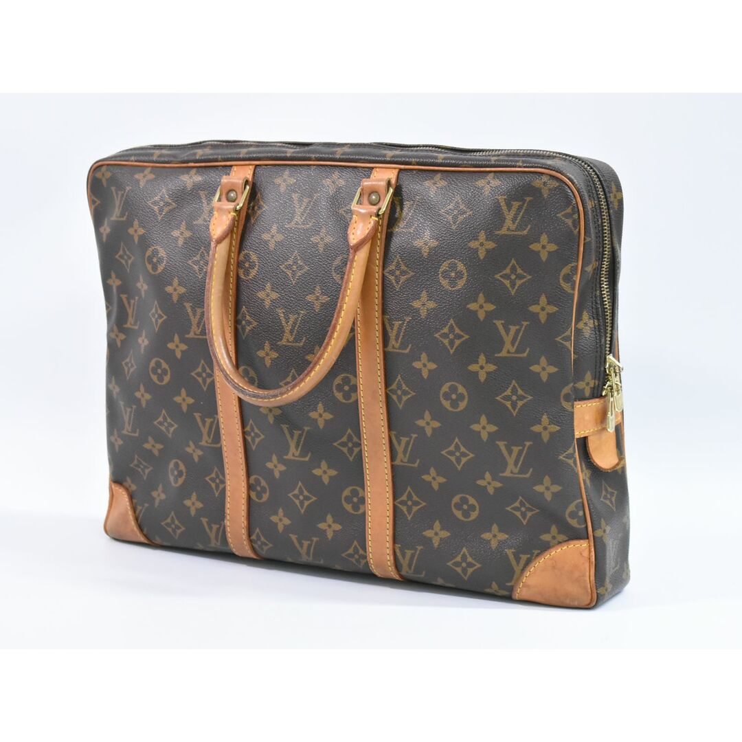 LOUIS VUITTON(ルイヴィトン)の本物 ルイヴィトン LOUIS VUITTON LV ポルトドキュマン ヴォワヤージュ モノグラム ビジネスバッグ ハンドバッグ ブラウン M53361 ビトン バッグ 中古	 メンズのバッグ(ビジネスバッグ)の商品写真