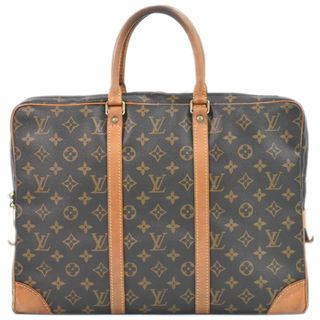 ルイヴィトン(LOUIS VUITTON)の本物 ルイヴィトン LOUIS VUITTON LV ポルトドキュマン ヴォワヤージュ モノグラム ビジネスバッグ ハンドバッグ ブラウン M53361 ビトン バッグ 中古	(ビジネスバッグ)