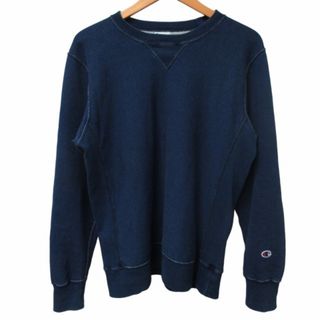 Champion - チャンピオン スウェット トレーナー 長袖 インサイドアウト ネイビー 紺 L