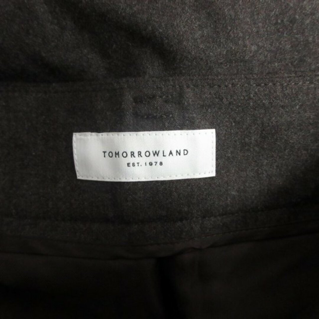 TOMORROWLAND(トゥモローランド)のトゥモローランド 近年モデル スラックス パンツ 茶 S ■GY31 レディースのパンツ(その他)の商品写真