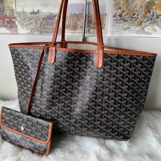 ゴヤール(GOYARD)のGOYARD ゴヤール　サンルイPM ブラウン　トートバッグ　ハンド　ポーチ(トートバッグ)