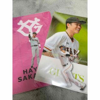 坂本勇人クリアファイル2枚(スポーツ選手)