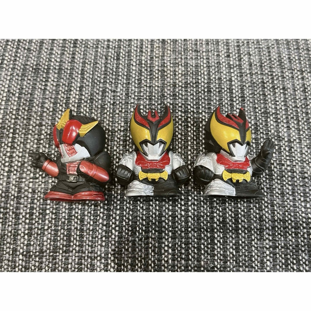 仮面ライダー 指人形 キバ ゼロノス 3体セット エンタメ/ホビーのおもちゃ/ぬいぐるみ(その他)の商品写真