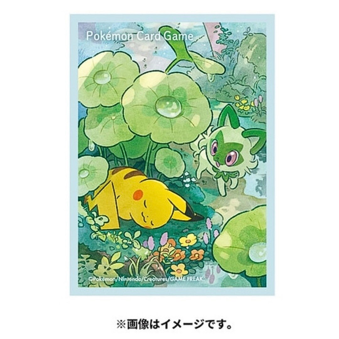 ポケモン(ポケモン)の新品 ポケモンカードゲーム デッキシールド ピカチュウ & ニャオハ 2点セット エンタメ/ホビーのトレーディングカード(カードサプライ/アクセサリ)の商品写真