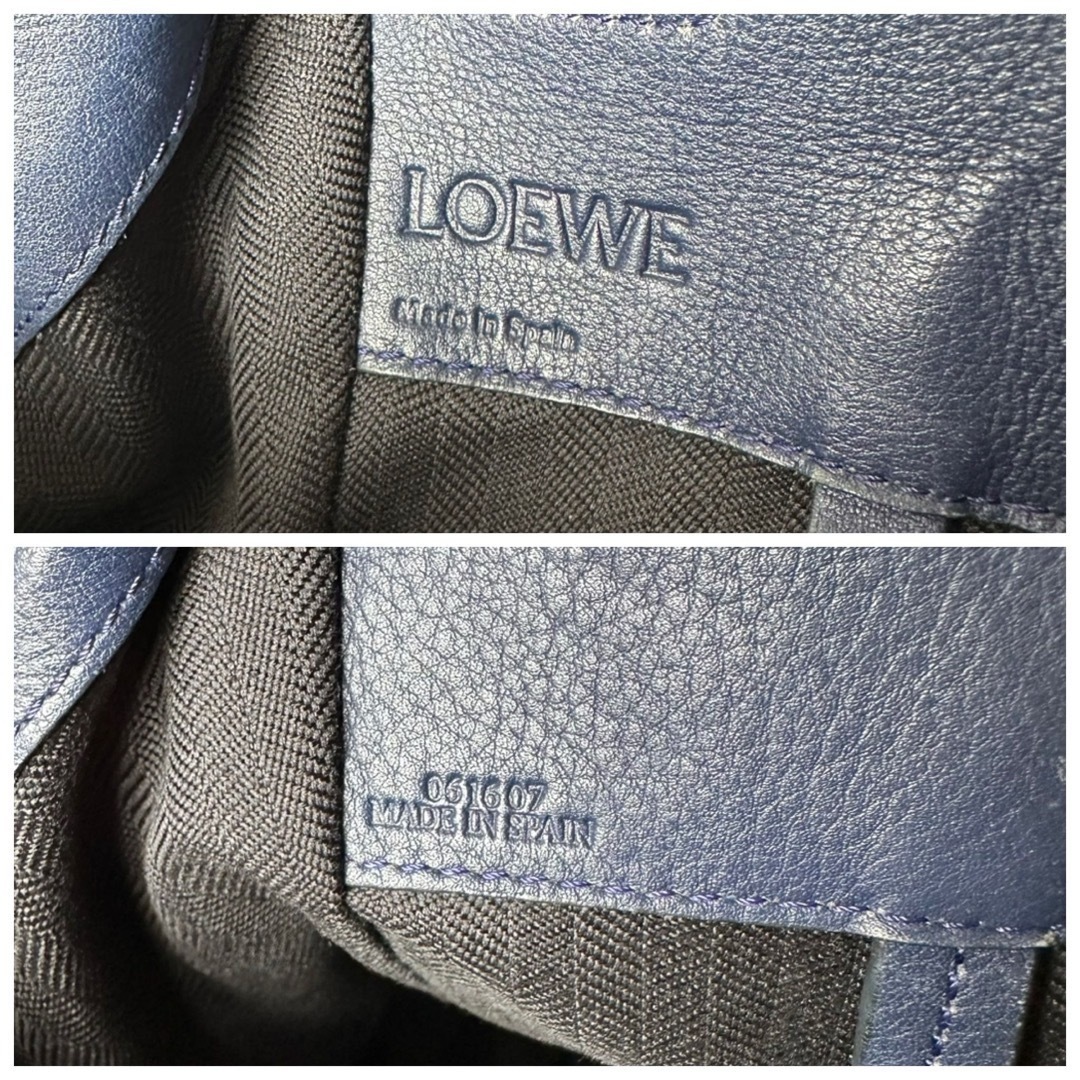 LOEWE(ロエベ)のLOEWE ハンモック　スモール　ネイビー　2WAYバッグ　ショルダー　ハンド レディースのバッグ(ショルダーバッグ)の商品写真