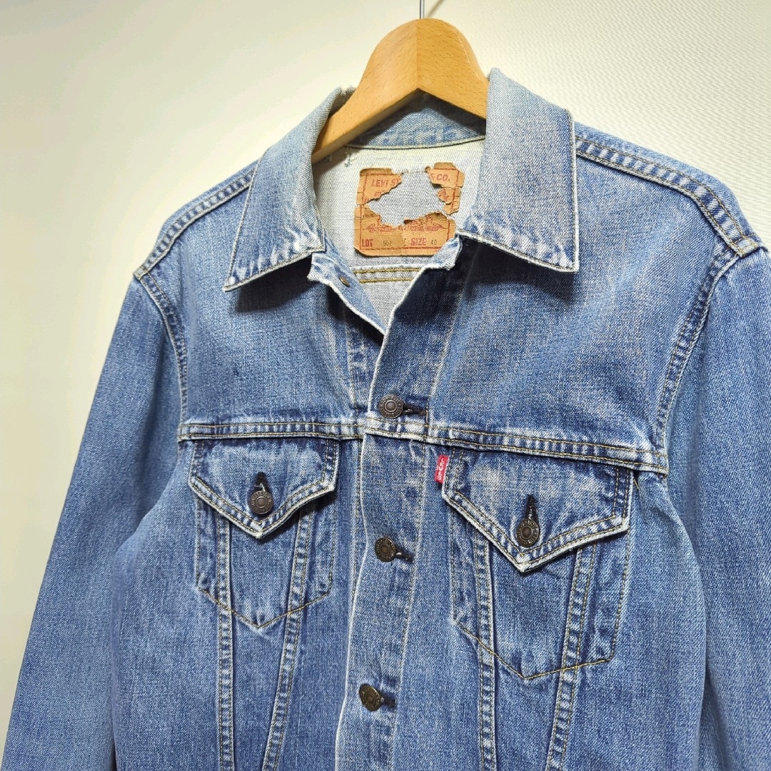 Levi's(リーバイス)の★日本製 90s LEVI’S BIGE 3rd 557 デニムジャケット メンズのジャケット/アウター(Gジャン/デニムジャケット)の商品写真