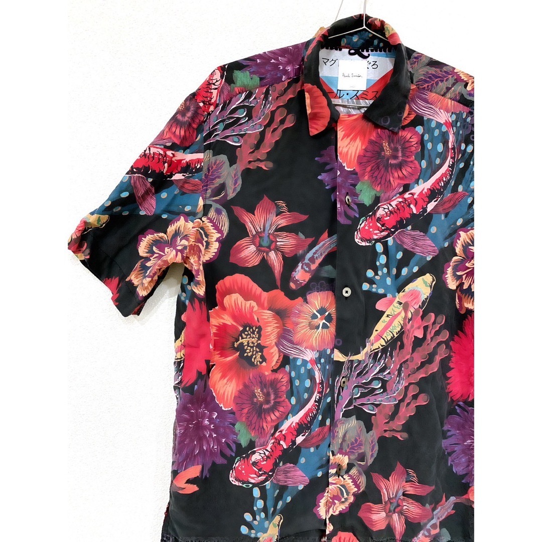 Paul Smith(ポールスミス)のポールスミス　半袖シャツ　アロハシャツ 総柄　日本製 メンズのトップス(シャツ)の商品写真