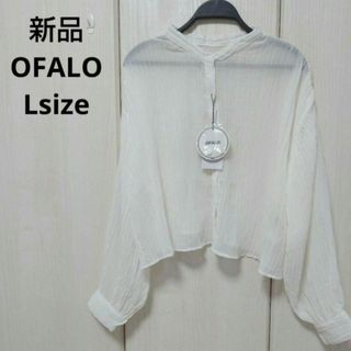 シマムラ(しまむら)の新品☆OFALO シアーブラウス Lサイズ(シャツ/ブラウス(長袖/七分))