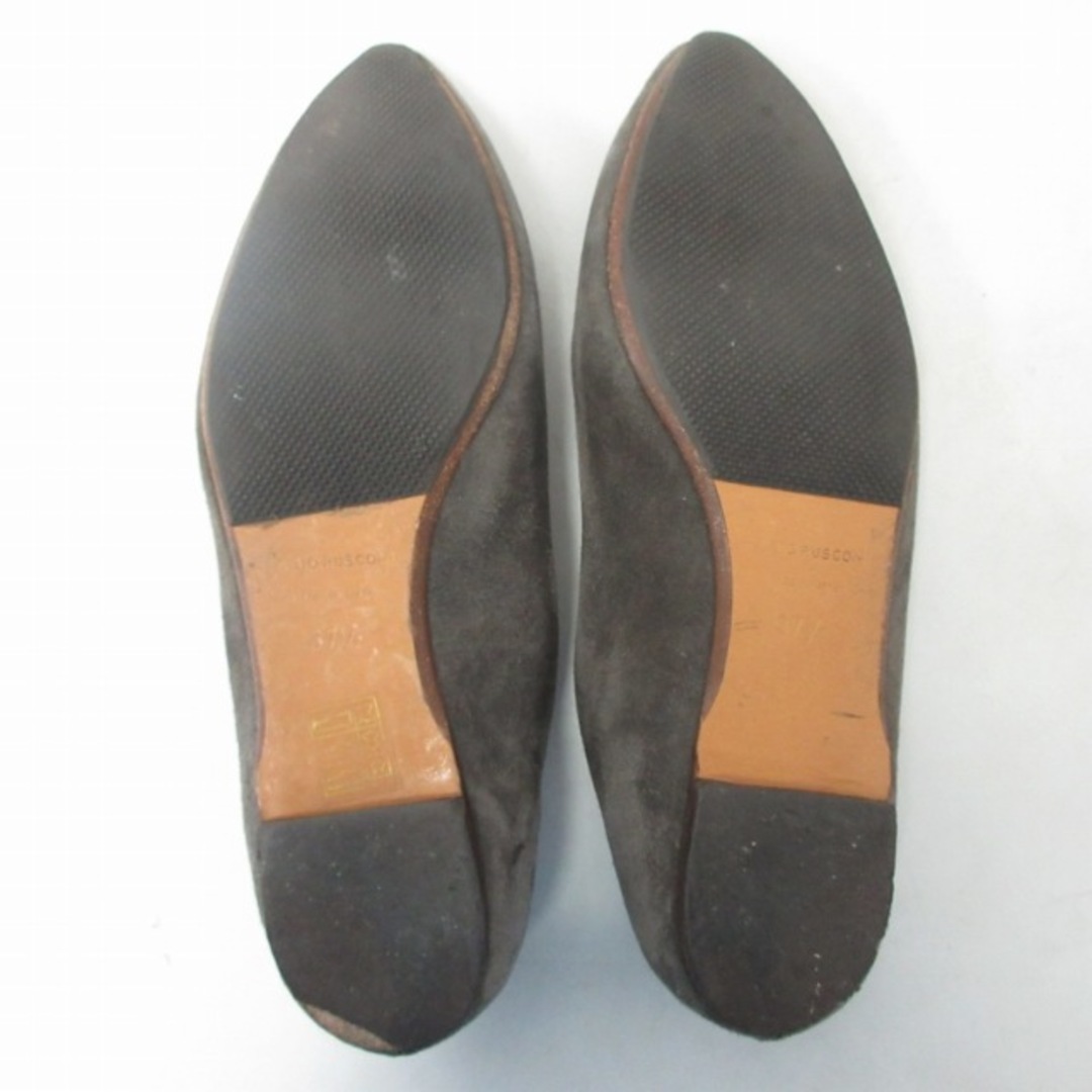 FABIO RUSCONI(ファビオルスコーニ)のファビオルスコーニ バレエシューズ フラットシューズ 靴 グレー 約24㎝ レディースの靴/シューズ(バレエシューズ)の商品写真