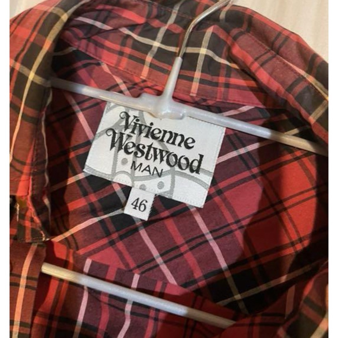 Vivienne Westwood(ヴィヴィアンウエストウッド)のvivienne westwood man ヴィヴィアンマン　チェックシャツ メンズのトップス(シャツ)の商品写真