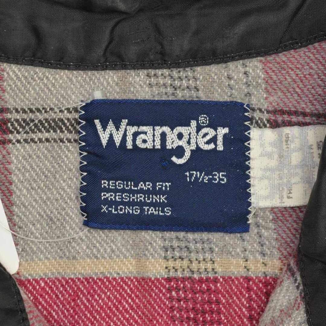 Wrangler(ラングラー)の【WRANGLER】ヘビーウェイトフランネルチェックウエスタン長袖シャツ メンズのトップス(シャツ)の商品写真