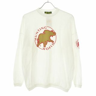 ハンティングワールド(HUNTING WORLD)の【HUNTINGWORLD】90s イタリア製 ロゴプリント長袖Tシャツ(Tシャツ/カットソー(半袖/袖なし))