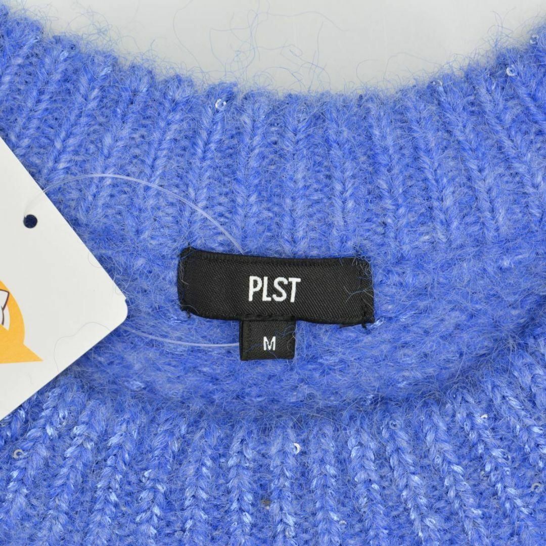 PLST(プラステ)の【PLS+T】23AW スパンコールバックスリット長袖ニットセーター レディースのトップス(ニット/セーター)の商品写真