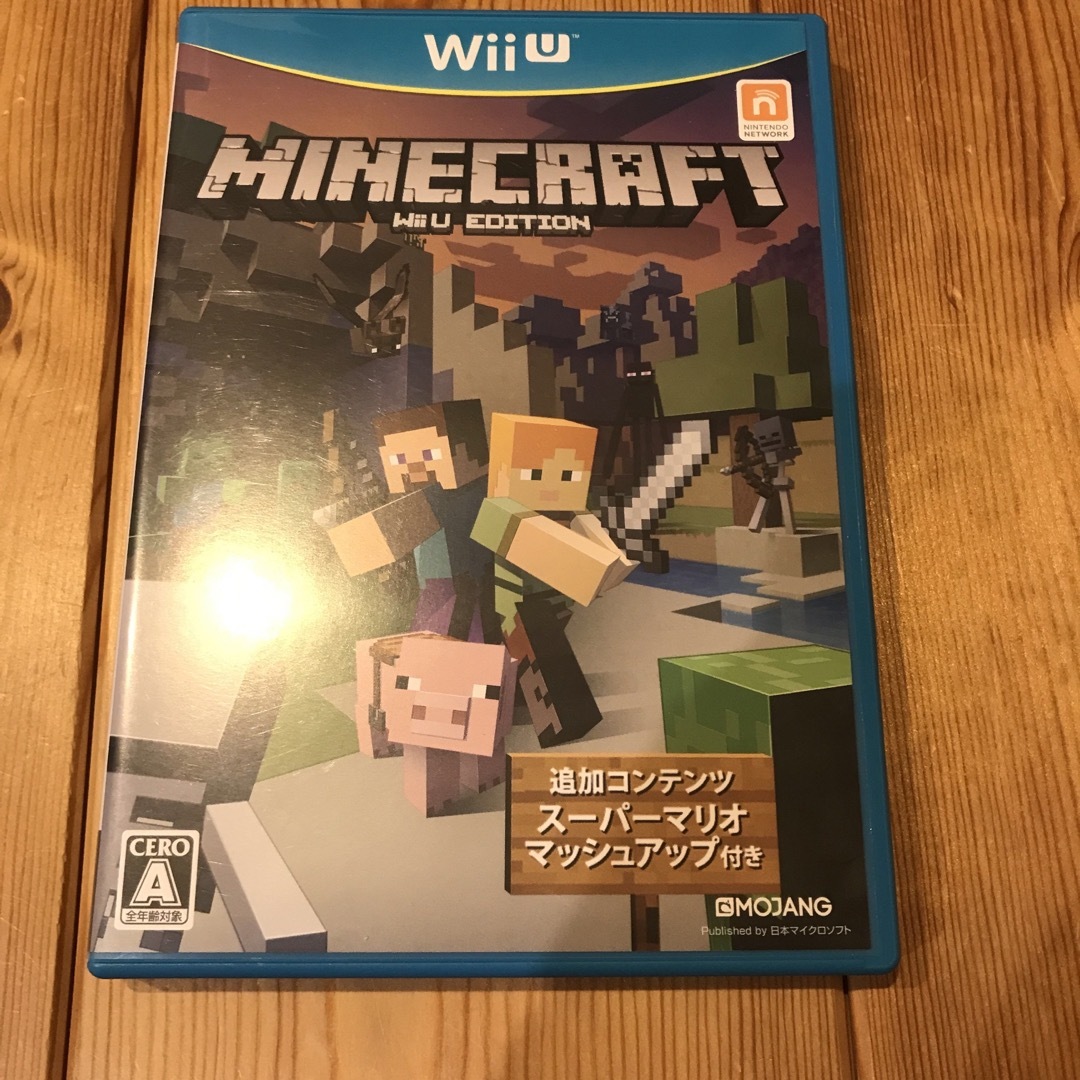 Wii U(ウィーユー)のMinecraft： Wii U Edition エンタメ/ホビーのゲームソフト/ゲーム機本体(家庭用ゲームソフト)の商品写真