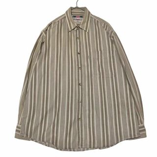 リーバイス(Levi's)のLevi's 長袖シャツ ストライプ 胸ポケット ロゴタグ US古着n56①(シャツ)