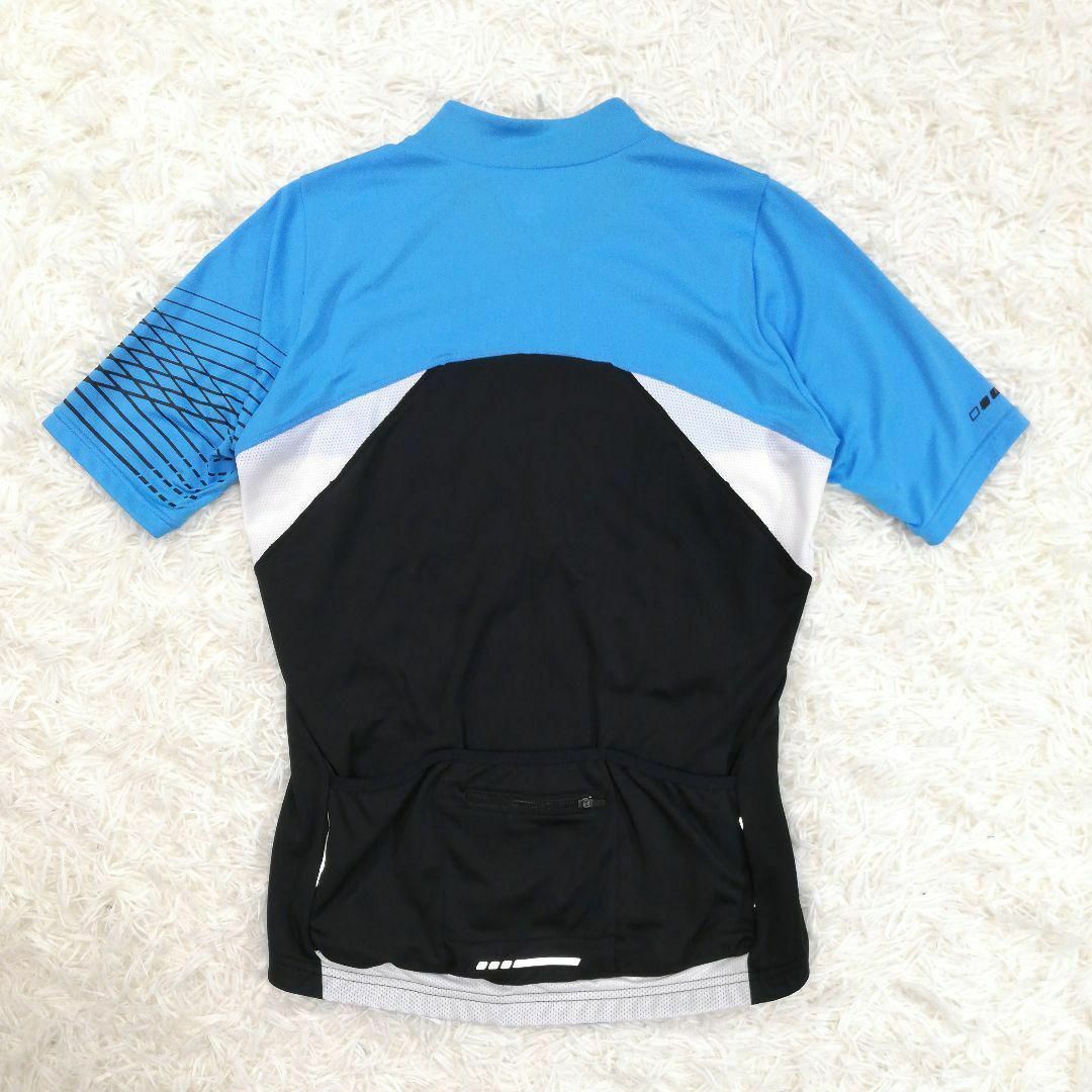 Pearl Izumi(パールイズミ)のパールイズミ　サイクルジャージ　半袖　ジップアップ　水色　レディース　L スポーツ/アウトドアの自転車(ウエア)の商品写真