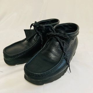 Clarks - Clarks クラークス　ワラビー　GORE-TEX ゴアテックス　レザー　黒