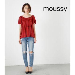 マウジー(moussy)のmoussy マウジー クラッシュテーパード デニム パンツ(デニム/ジーンズ)