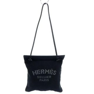 Hermes - エルメス アリーヌMM ショルダーバッグ ワンショルダー 斜め掛け 黒 □P刻印